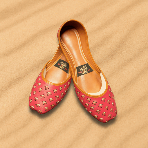 Royal Pink Handcrafted Khussa